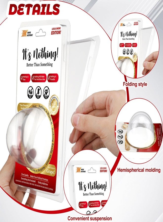 Simgoing It's Nothing Gag Gift Funny Christmas Prank Gift Box Hilarious Practical Jokes for The Person Who Has Everything Useless Gift for Xmas Stocking Stuffers Party Supplies - Image 3